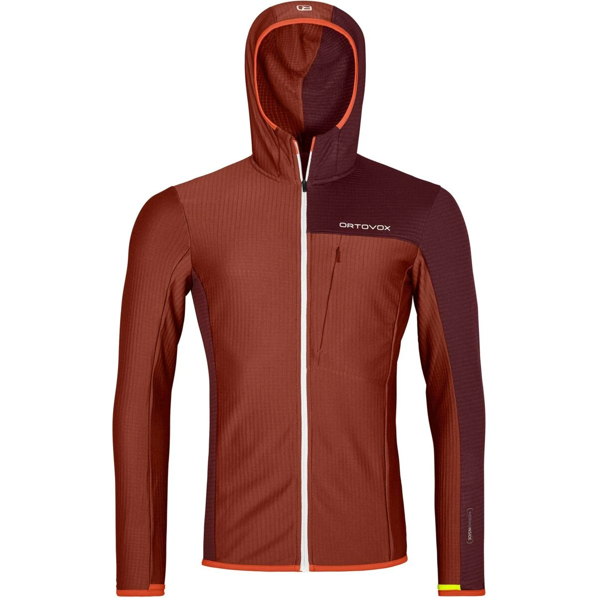 Ortovox Fleece Light Grid Hooded Jacket M - Afbeelding 3