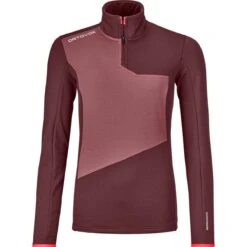 Ortovox Fleece Light Zip Neck Women