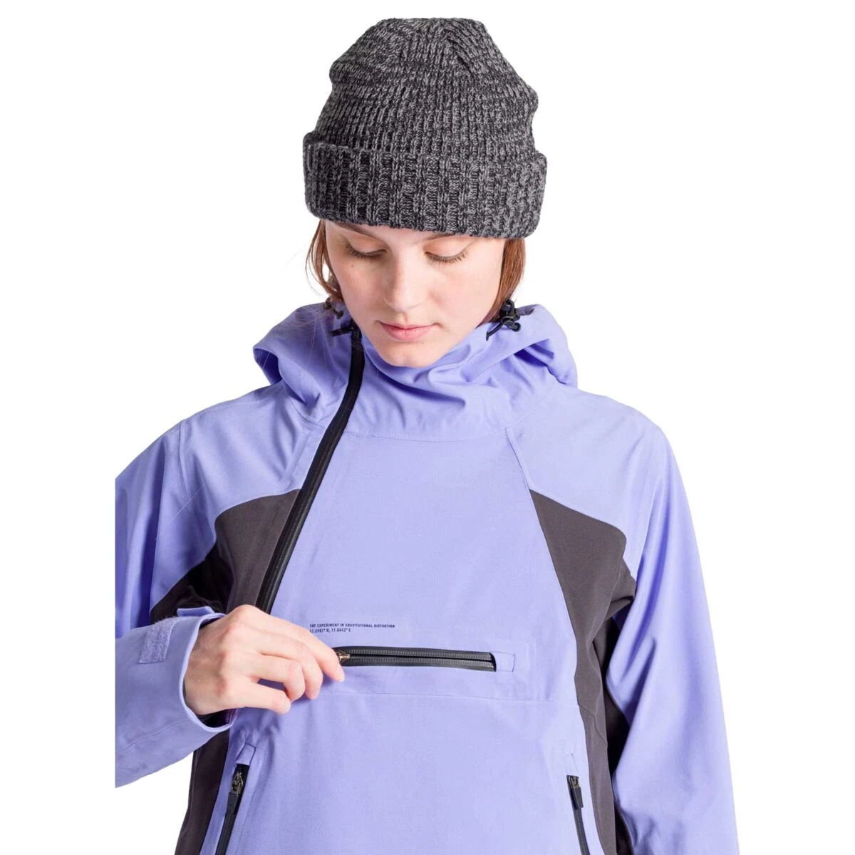 L1 Premium Goods Atlas Womens Anorak Shell Jacket - Afbeelding 7