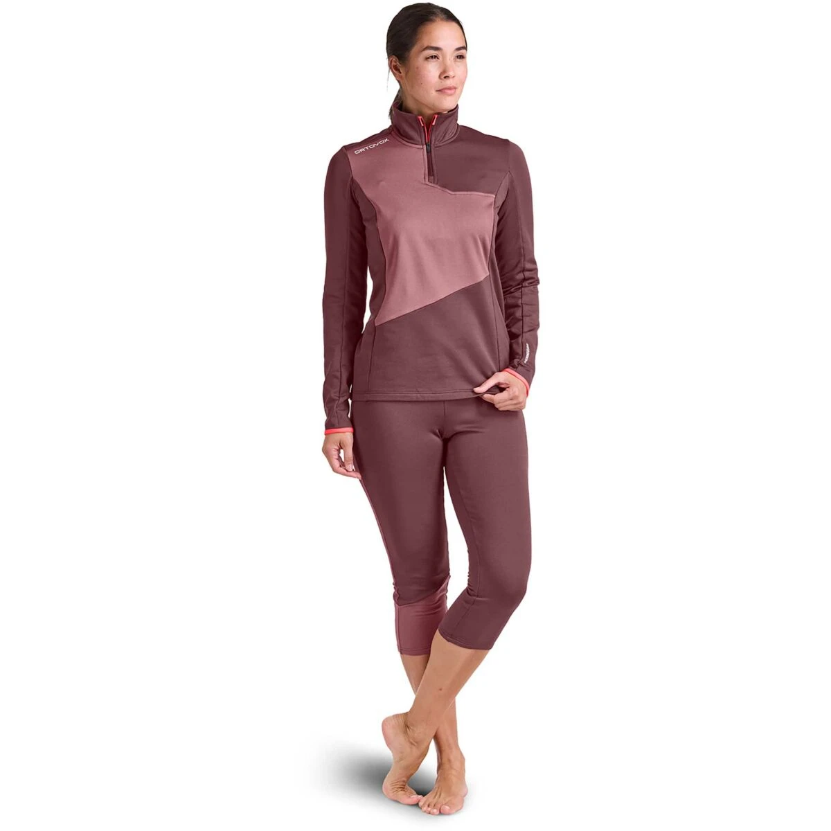 Ortovox Fleece Light Zip Neck Women - Afbeelding 2
