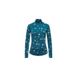 Super.natural Womens Base 1/4 Zip 230 Printed